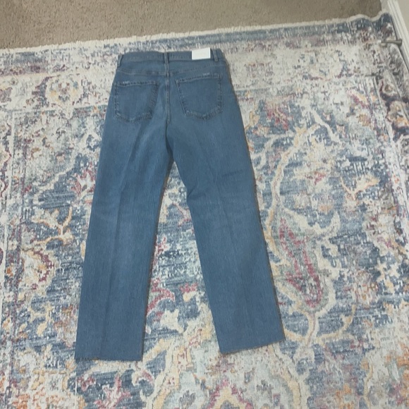 Modern straight super high rise medium wash Express jeans - Picture 5 of 7
